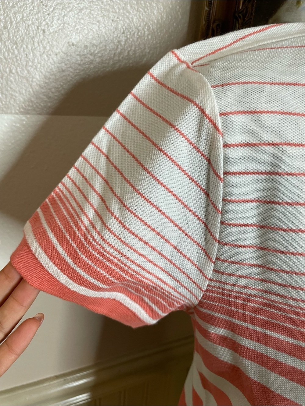 IZOD Women's Striped Polo Shirt - Size M - Picture 6 of 12